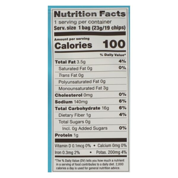 Popchips Potato Chip - Sea Salt - Case Of 24 - 0.8 Oz. - Image 3