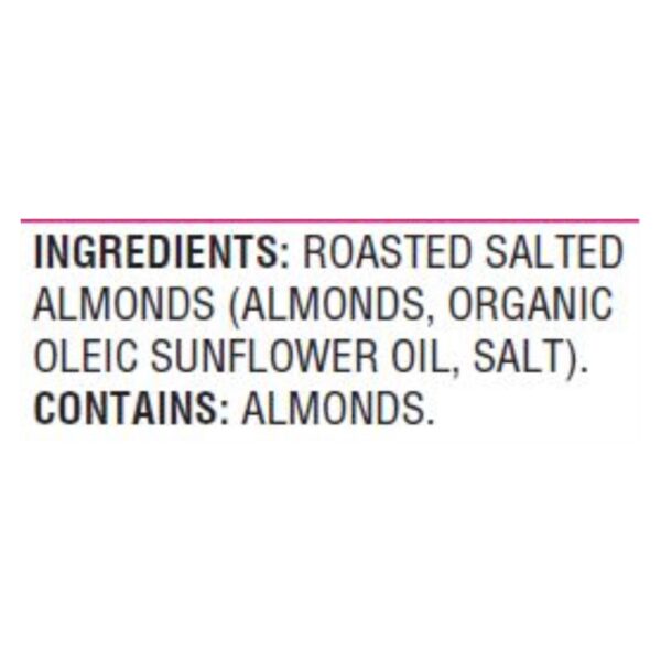 Woodstock Non-gmo Almonds, Roasted And Salted - Case Of 8 - 7.5 Oz - Image 2