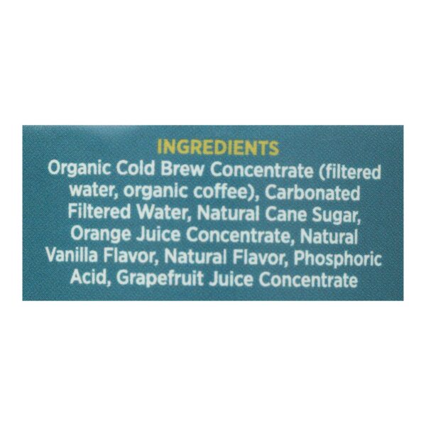 Slingshot Coffee Citrus Vanilla Cream Coffee Soda, Citrus Vanilla Cream - Case Of 12 - 8 Fz - Image 2