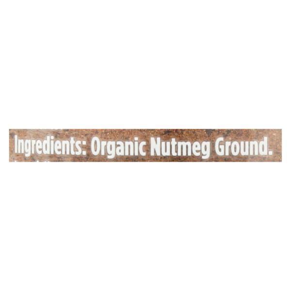 Spicely Organics - Organic Nutmeg - Ground - Case Of 3 - 1.9 Oz. - Image 2