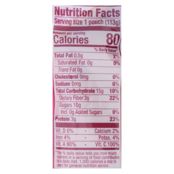 Happy Tot Toddler Food - Organic - Fiber And Protein - Stage 4 - Pear Raspberry Butternut Squash And Carrot - 4 Oz - Case Of 16 - Image 2