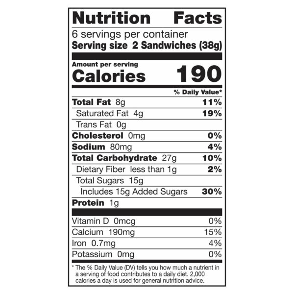 Annie's Homegrown - Grm Sandwich Bday Cake - Case Of 6-8 Oz - Image 2