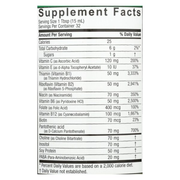 Nature's Answer - Liquid Vitamin B-complex - 16 Fl Oz - Image 2