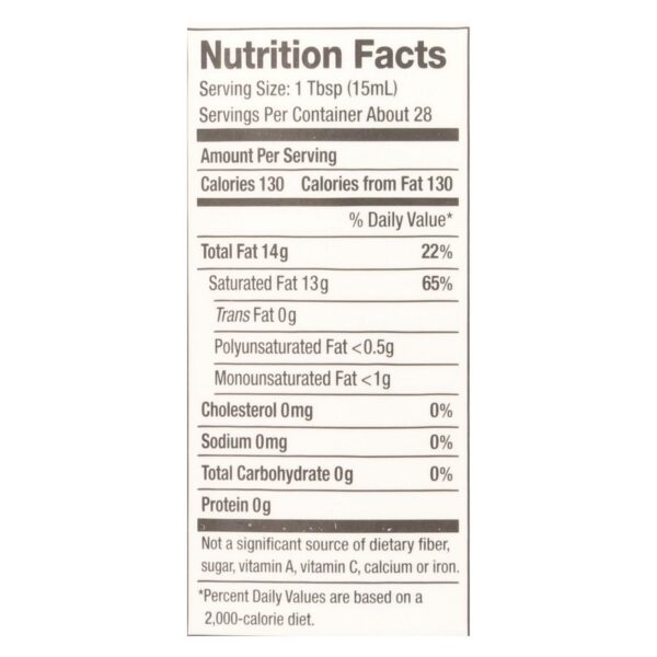 Nutiva Coconut Oil - Organic - Superfood - Virgin - Unrefined - 14 Oz - Case Of 6 - Image 2