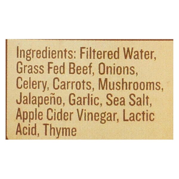 Epic Bone Broth-beef-jalapeno Sea Salt  - Case Of 6 - 14 Fz - Image 2