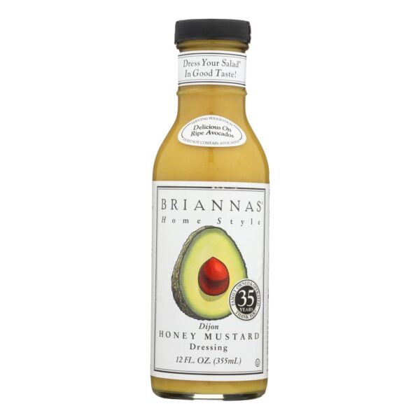 Brianna's - Salad Dressing - Dijon Honey Mustard - Case Of 6 - 12 Fl Oz. - Image 2