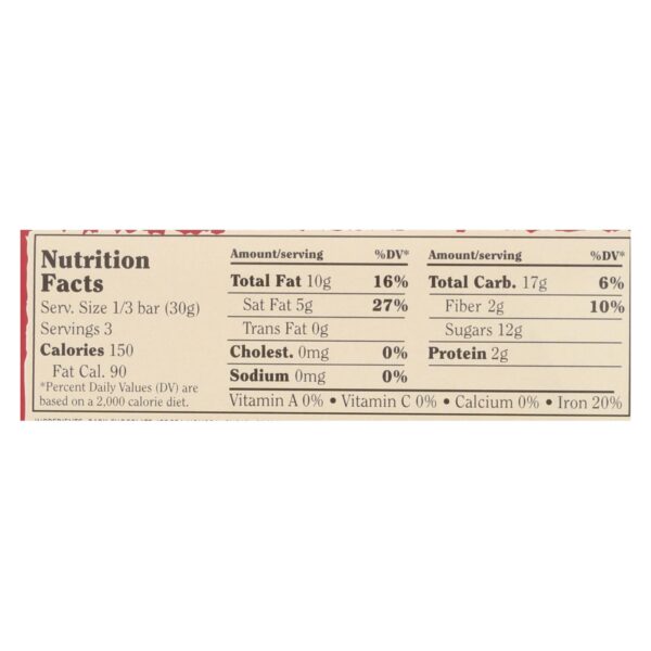 Chocolove Xoxox - Premium Chocolate Bar - Dark Chocolate - Cherries And Almonds - 3.2 Oz Bars - Case Of 12 - Image 2