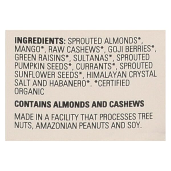 Living Intentions Trail Mix - Organic - Sprouted - Mango Goji Fire - 7 Oz - Case Of 6 - Image 2