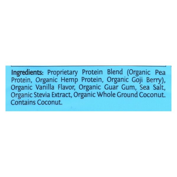 Sunwarrior Warrior Vanilla Blend Pea, Hemp Seed & Goji Berry Blended Protein  - 1 Each - 375 Grm - Image 2
