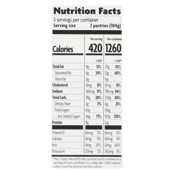 Nature's Path Organic Frosted Toaster Pastries - Granny's Apple Pie - Case Of 12 - 11 Oz. - Image 2