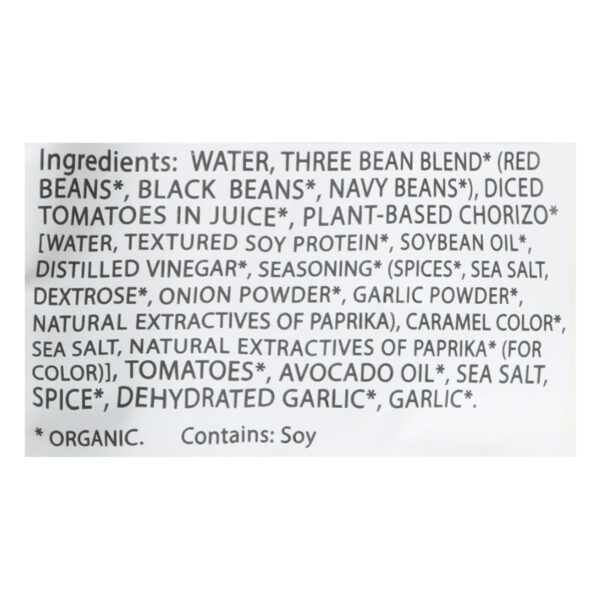 Bean Vivo - Chili 3 Bean Vegan - Case Of 6-10 Oz - Image 2