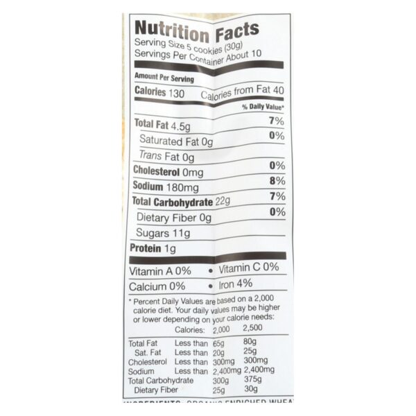 Midel Cookies - Vanilla Snaps - Case Of 8 - 10 Oz - Image 2