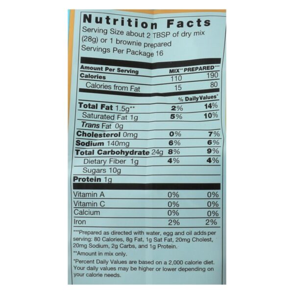 Pamela's Products - Chocolate Brownie - Mix - Case Of 6 - 16 Oz. - Image 2