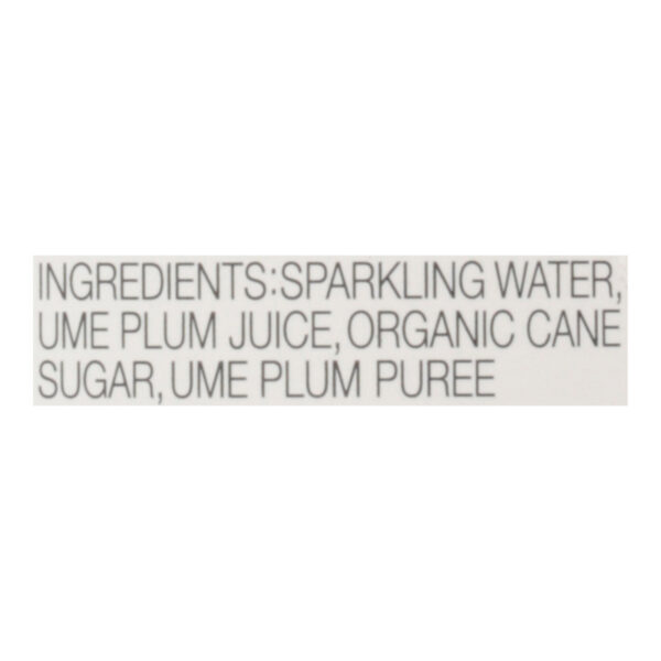 Kimino - Sparkling Ume Juice - Case Of 12 - 8.45 Fz - Image 2