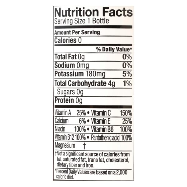 Glaceau Vitamin Water Zero, Rise Orange  - Case Of 12 - 20 Fz - Image 2