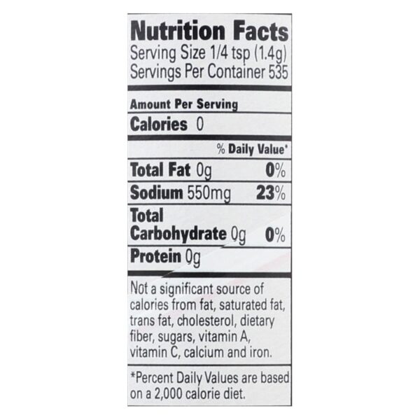 La Baleine Sea Salt Sea Salt - Coarse - 26.5 Oz - Case Of 12 - Image 2