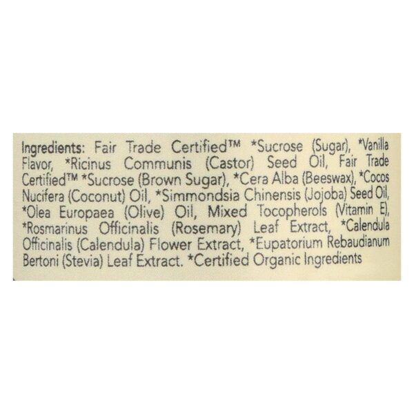 Ecolips Organic Lip Scrub - Brown Sugar - Case Of 6 - 0.5 Oz. - Image 2
