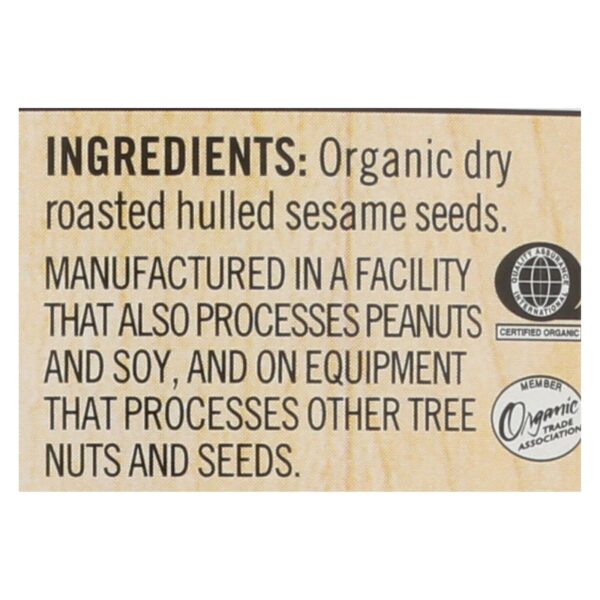 Woodstock Unsalted Organic Sesame Tahini - Case Of 12 - 16 Oz - Image 2