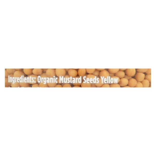 Spicely Organics - Organic Mustard - Yellow Whole - Case Of 3 - 2.4 Oz. - Image 2