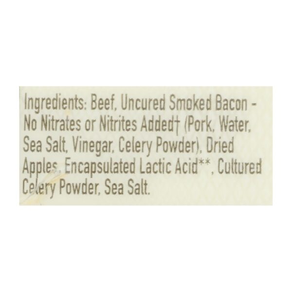 Epic - Bar Beef Apple Uncured Bacon - Case Of 12-1.3 Oz - Image 2