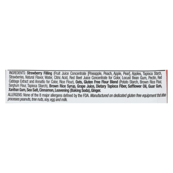Betty Lou's Fruit Bar - Strawberry - Gluten Free - Case Of 12 - 2 Oz - Image 3