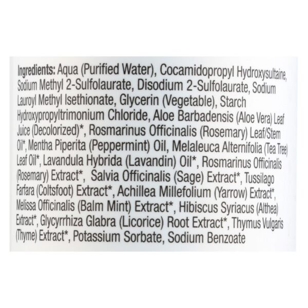 Beauty Without Cruelty Shampoo Rosemary Mint And Tea Tree - 16 Fl Oz - Image 2
