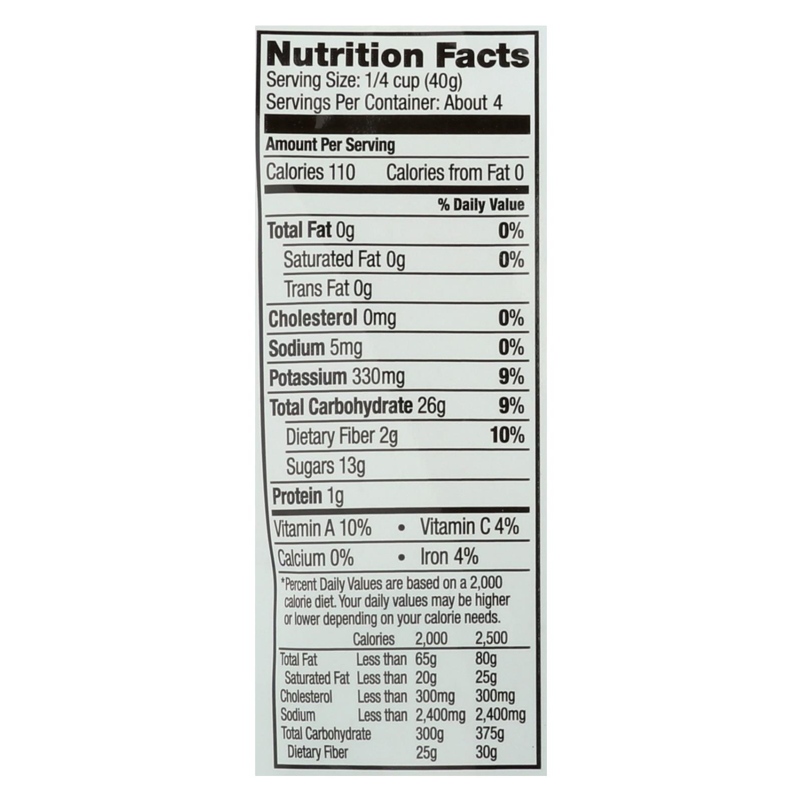 Made In Nature Plums Organic Dried Fruit  - Case Of 6 - 6 Oz - Image 2