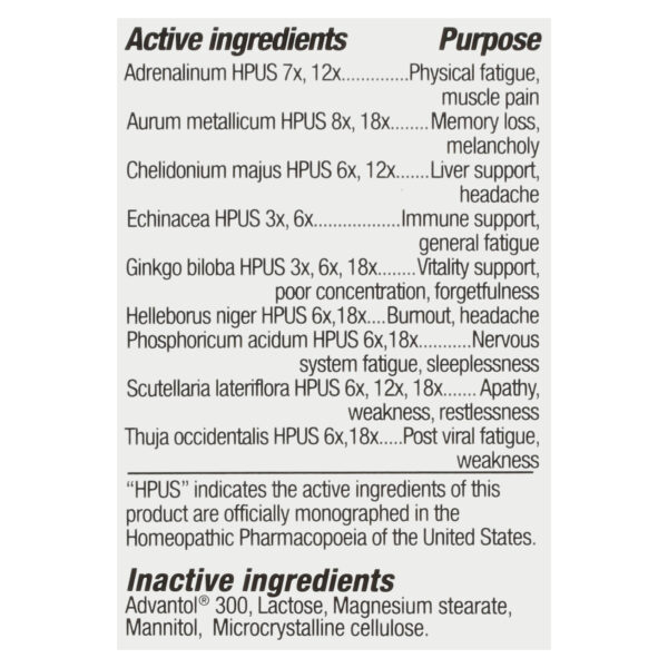 Trp Company - Chronic Fatigue Therapy - 70 Tab - Image 2