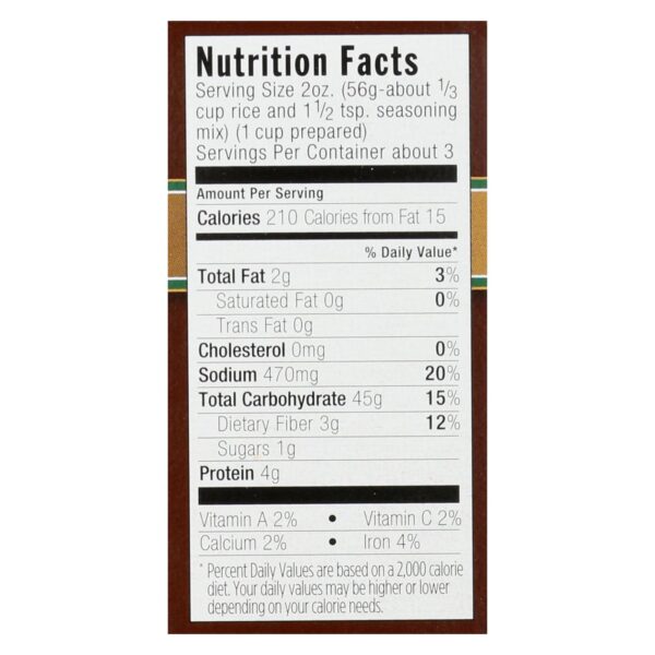Lundberg Family Farms Organic Whole Grain Yellow Rice - Case Of 6 - 6 Oz. - Image 2