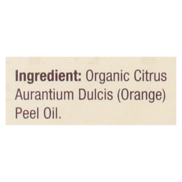 Nature's Answer - Organic Essential Oil - Orange - 0.5 Oz. - Image 2