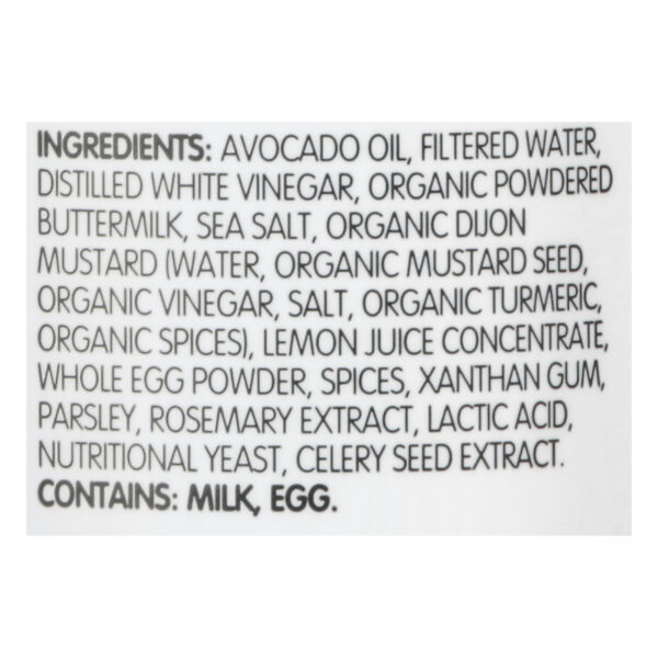 Chosen Foods - Dressing/mrnd Ranch - Case Of 6-8 Fz - Image 2