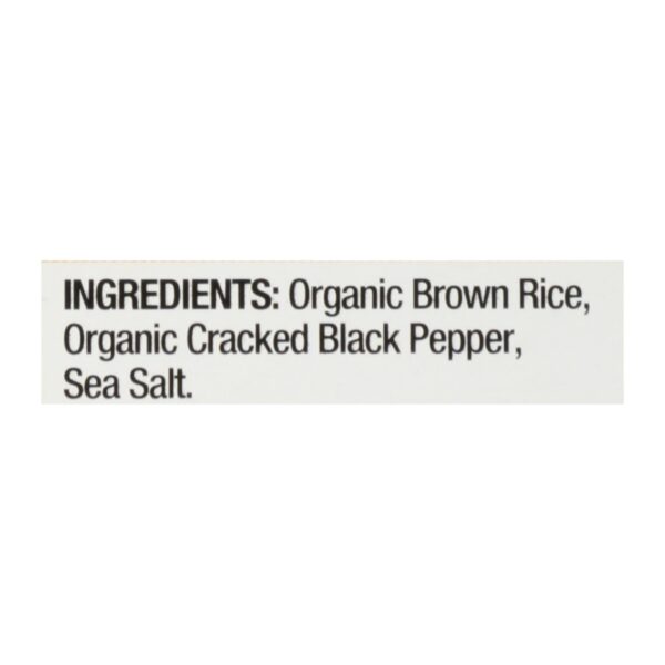 Lundberg Family Farms - Rice Ck Black Pepp Thin - Case Of 6-6 Oz - Image 2