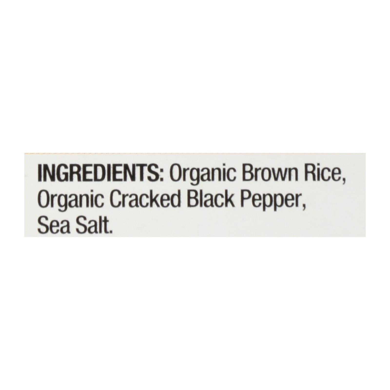 Lundberg Family Farms - Rice Ck Black Pepp Thin - Case Of 6-6 Oz - Image 2