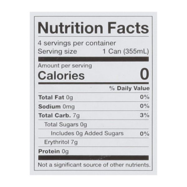 Virgil's - Soda Zero Sugar Black Cherry Can - Case Of 6 - 4/12 Fluid Ounces - Image 2