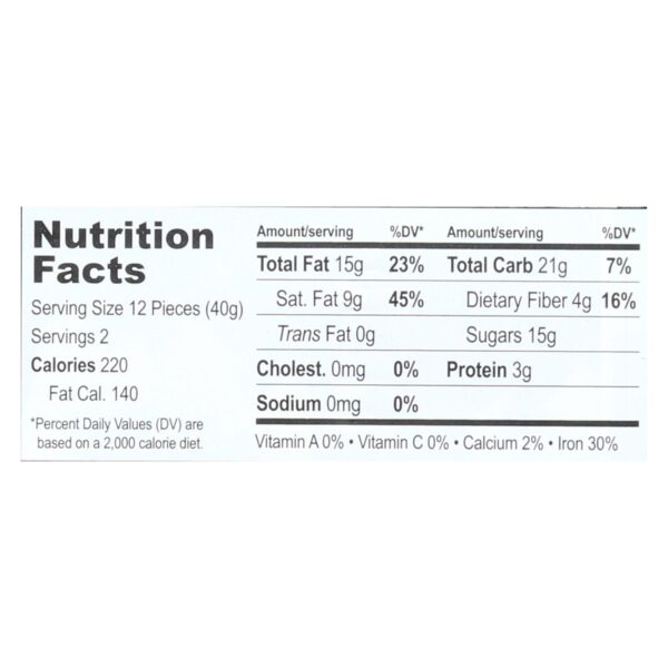 Equal Exchange Organic Dark Chocolate Bar - Mint Crunch - Case Of 12 - 2.8 Oz. - Image 2