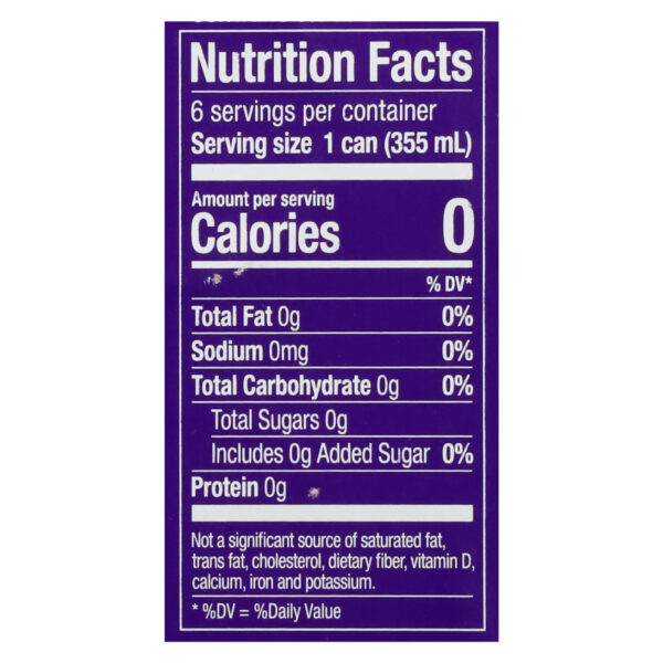 Zevia - Soda Grape Zero Calorie Can - Case Of 4-6/12 Fluid Ounces - Image 2