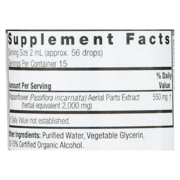 Nature's Answer - Passionflower Herb - 1 Fl Oz - Image 2