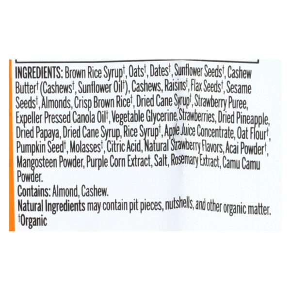 Probar Organic Superfruit Slam Bar - Case Of 12 - 3 Oz - Image 2