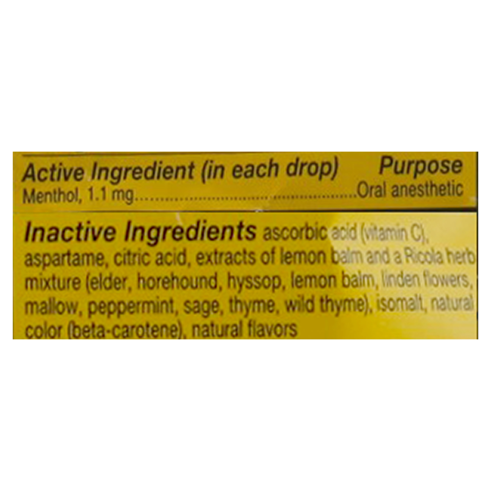 Ricola - Cough Drop Sugar Free Lemon Mint - Case Of 8-19 Ct - Image 2