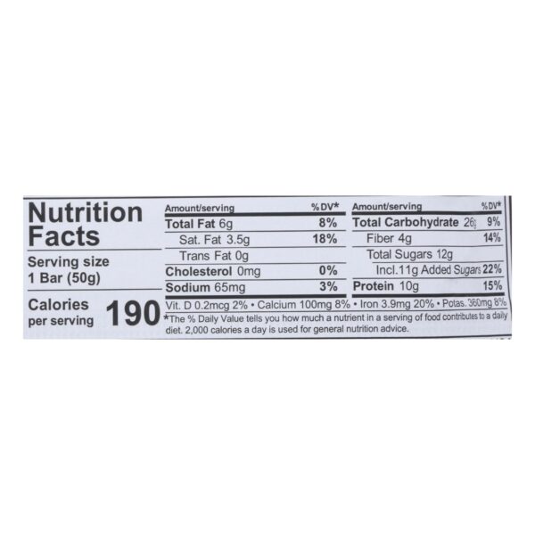Nugo Nutrition Bar - Organic Double Dark Chocolate - 1.76 Oz - Case Of 12 - Image 2
