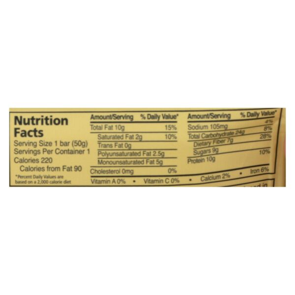 Zing Bars - Nutrition Bar - Peanut Butter Chocolate Chip - 1.76 Oz Bars - Case Of 12 - Image 2