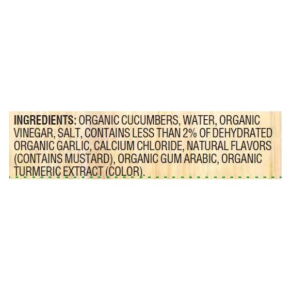 Woodstock Organic Kosher Whole Dill Pickles - Case Of 6 - 24 Oz - Image 2