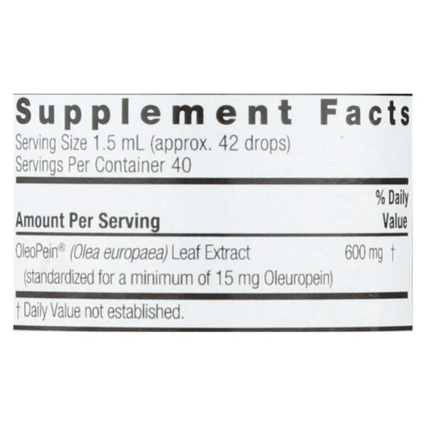 Nature's Answer - Oleopein Olive Leaf Alcohol Free - 2 Fl Oz - Image 2