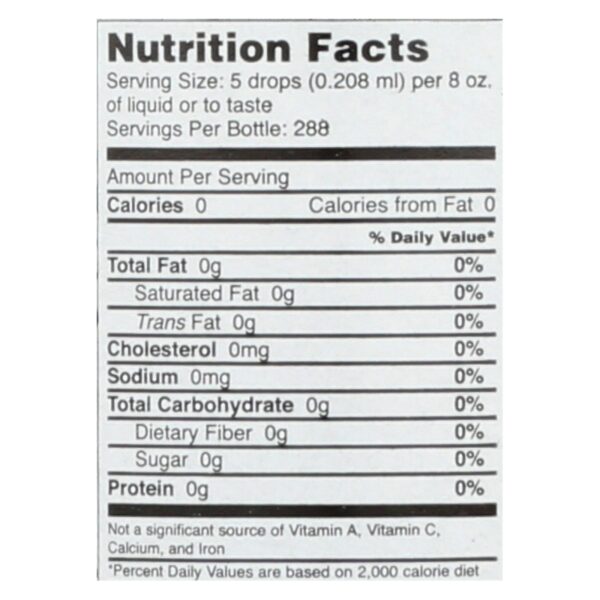 Sweet Leaf Sweet Drops Sweetener Valencia Orange - 2 Fl Oz - Image 2