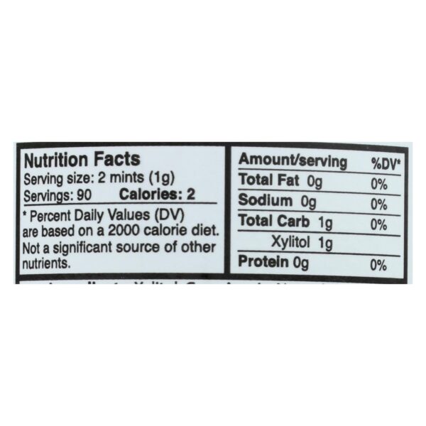 Epic Dental - Xylitol Mints - Peppermint Xylitol Bottle - 180 Ct - Image 2