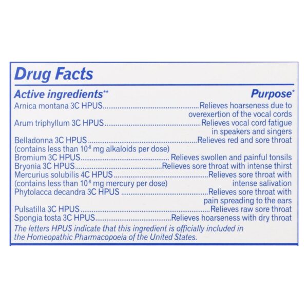 Boiron - Throatcalm - 60 Tab - Image 2