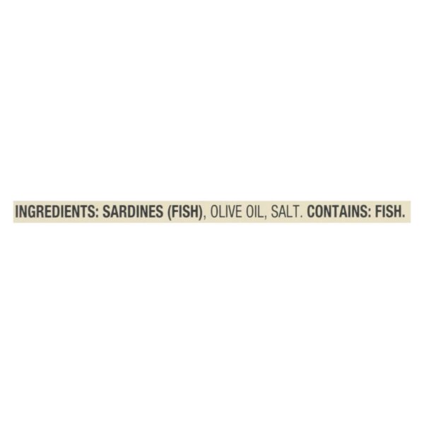 Season Sardines In Olive Oil  - Case Of 12 - 4.375 Oz - Image 2