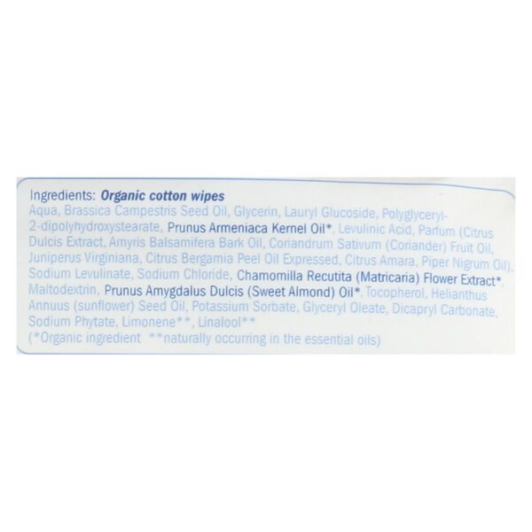 Natracare Organic Cotton Baby Wipes - 50 Pack - Image 2