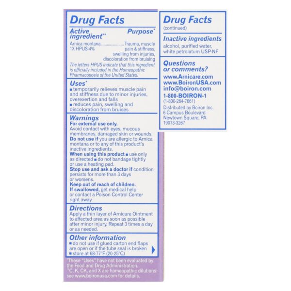 Boiron - Arnica Ointment - 1 Oz - Image 2