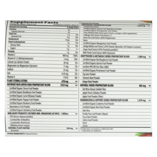 Macrolife Naturals Miracle Reds Berri - 10 Oz - Image 2